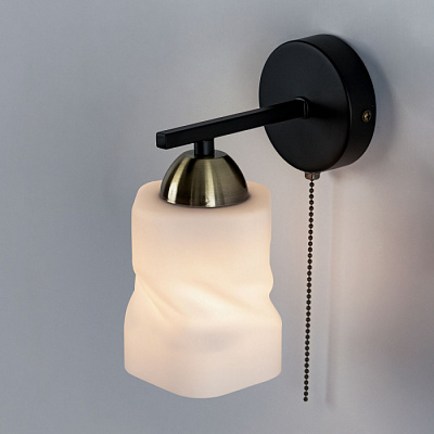 Бра CITILUX CL129415 Джемером черный Е27 75W с выключателем купить Бра