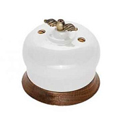 купить Выключатель 2кл Фаберже  керамика перламутр Бирони В2-202-010/18 БИРОНИ накладные