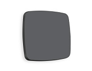 купить Лицевая панель выключателя 1клавишного Ambrella Volt графит soft touch  Omega OP9010 Ambrella Volt