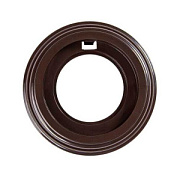 купить Рамка 1 пост Бирони BF1-610-22 коричневый пластик БИРОНИ пластик