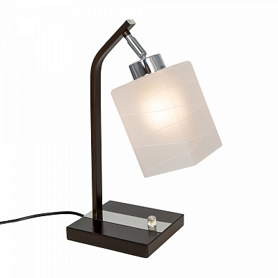 Настольная лампа Citilux Оскар CL127811 с диммером Хром Венге купить Декоративные