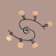 Люстра с поворотными плафонами Citilux CL520161 Соната Хром Матовый купить Ламповые люстры