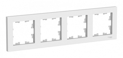 Рамка 4 поста AtlasDesign Белый SE ATN000104 купить AtlasDesing