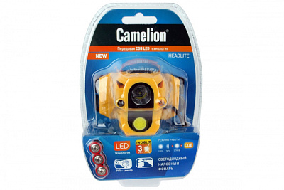 Фонарь налобный Camelion LED5376 3W купить Фонари