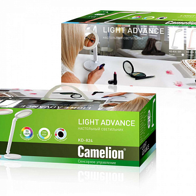 Лампа настольная светодиодная CAMELION KD-824 C01 белый 9W купить Светодиодные