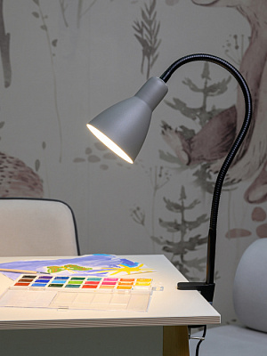 Лампа настольная Artstyle HT-701GY серый E27 60W купить Ламповые