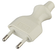 купить Вилка прямая плоская ЭРА V2 б/з 6А белая Вилки, Колодки