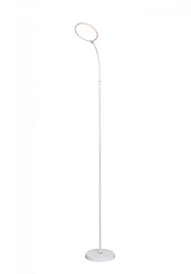 Торшер светодиодный Ultraflash UF-833 С01 12W 450Lm 3-6К белый диммер 3 в1 купить Торшеры