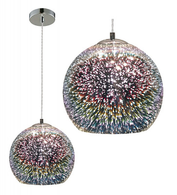 Подвесной светильник Fametto DLC-G432 E27 Chrome 40W купить Подвесные светильники