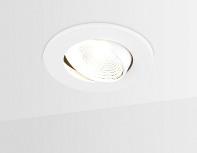 Точечный светильник Ambrella Light S480 W светодиодный белый поворотный 5W 4200 K купить Встраиваемые