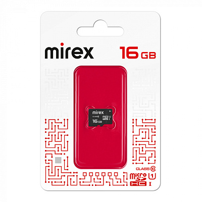 Карта micro-SD Mirex 16GB Class 10 UHS-I 45MB/s купить Прочее