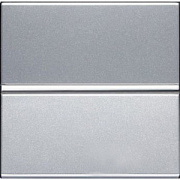 купить Выключатель 1-клавишный 2-модульный ABB Zenit Серебро N2201 PL ABB Zenit