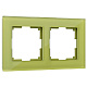 Рамка 2 поста Werkel WL01-Frame-02 фисташковый  купить Werkel  Рамки