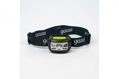 Фонарь налобный GAUSS GF-402 3W 220Lm 1200mAh  купить Фонари
