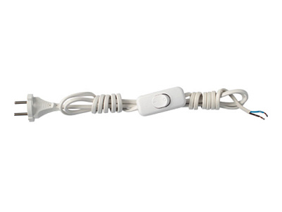 Сетевой шнур с выключателем BYLECTRICA ШАВ2-2,5-0,5-1,7 1,7м белый купить Шнуры
