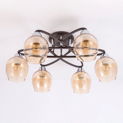 Люстра ламповая CITILUX CL107165 Элвин  E27 75W *6 купить Ламповые люстры