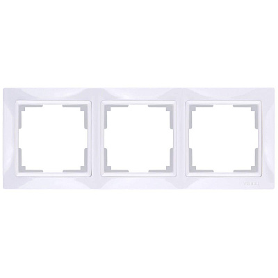 Рамка 3 поста Werkel WL03-Frame-03 белый basic W0032001 купить Werkel  Рамки