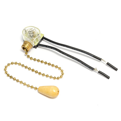 Выключатель для бра Rexant 32-0106 цепочка золото купить Комплектующие