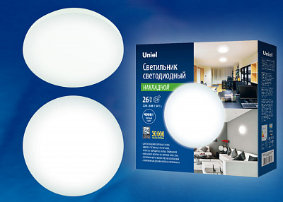 Накладной светильник Uniel ULI-B311 26W/NW/33 Ronda 4000К светодиодный купить Накладные (Бублики)