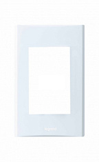 купить Рамка 1 постовая для выключателя 1/2/3-клавишного Anam Legrand Zunis 7101 50 Белый Legrand Anam