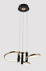 купить Люстра светодиодная LINVEL MS 1148/3P ВИЛИЯ Чёрный/Золото 60W 4000 K Светодиодные люстры