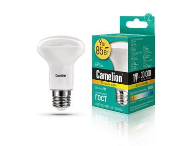 Лампа Camelion LED9-R63/830/E27 купить Светодиодные