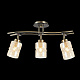 Люстра с поворотными плафонами Citilux CL142134 Мерида Бронза Венге купить Ламповые люстры
