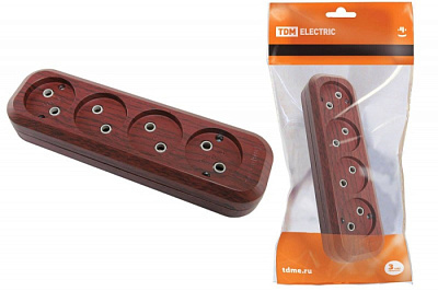 Колодка TDM SQ1806-0064 4гн бук купить Вилки, Колодки