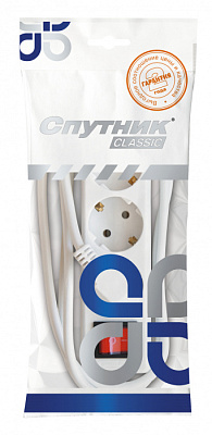 Удлинитель сетевой Спутник BK-303 5,0м с выключателем купить Удлинители