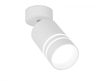 Точечный светильник Ambrella TN245 WH/S белый/песок светодиодный 5W 350Lm накладной купить Точечные светильники