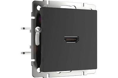 Розетка HDMI Werkel W1186008 (WL08-60-11) черный матовый купить Werkel