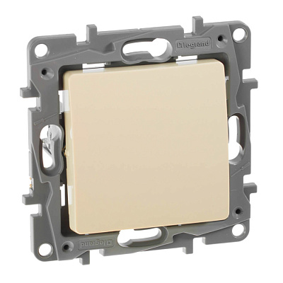 Выключатель 1 клавишный Legrand Etika 672301 Крем купить Legrand Etika