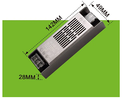 Блок питания 24В 100Вт Redigle RG-DY100W24V-C ультратонкий с силиконовой заливкой купить Блоки питания 24V