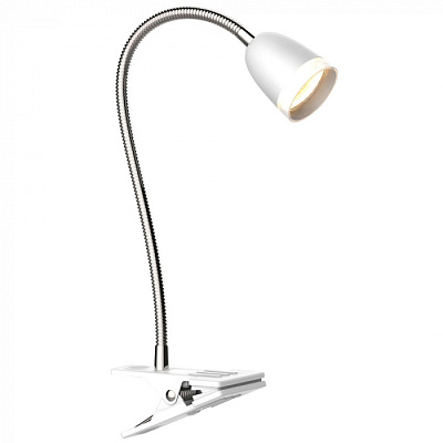 Лампа настольная светодиодная CAMELION KD-847 C01  белый 3,5W прищепка купить Светодиодные