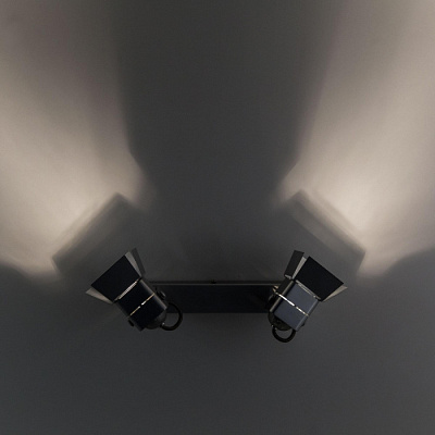 Спот CITILUX CL526521S Рубик хром матовый GU10 2*50W купить Споты