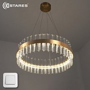 купить Люстра светодиодная Estares Sofia100WR-ON/OFF-500x1000-GOLD/CRYSTAL Светодиодные люстры