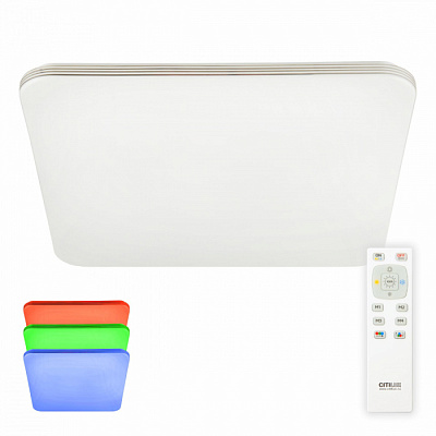Люстра светодиодная CITILUX CL714K900G RGB Симпла 90W ПУЛЬТ до 26кв.м купить Светодиодные люстры