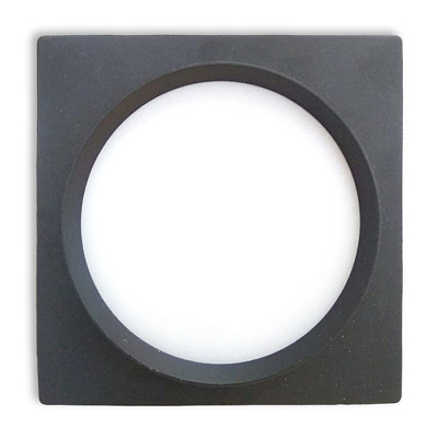 Точечный светильник УРАлайт 23001 BK GX53 чёрный 105*40 квадрат купить Точечные светильники