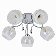 купить Люстра ламповая LINVEL LV 9260/5 Ева хром E27 60W *5 Ламповые люстры