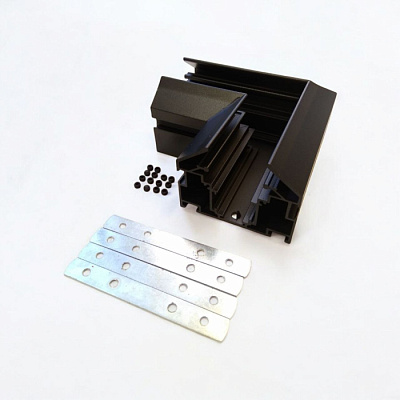 Коннектор угловой для магнитного шинопровода в натяжной потолок Redigle LRG-CXPJ18 04 L купить Коннекторы, Соединиители и Др.