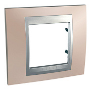 купить Рамка 1 пост Unica Top Оникс Алюминий MGU66.002.096 Unica Top Рамки металл