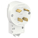 Вилка для электроплит BLANCA 3Р+N 32A 400V белая BLNSV003241 купить Разъемы электроплит