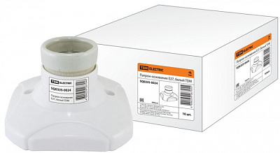 Патрон-основание Е27 белый SQ0335-0024 керамический  купить Патроны