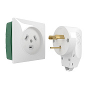 купить Разъём для эл.плит WERKEL W1189201 вилка+розетка 32А 250В белый Разъемы электроплит