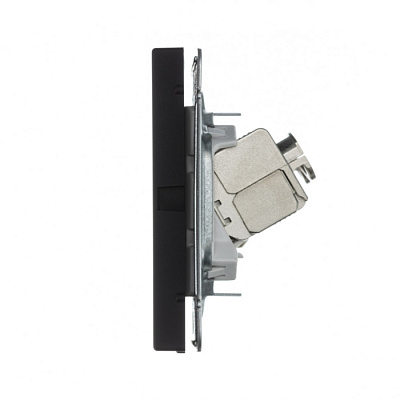 Розетка двойная компьютерная RJ45+RJ45, кат.6е ArtGallery карбон SE GAL001088 купить ArtGallery