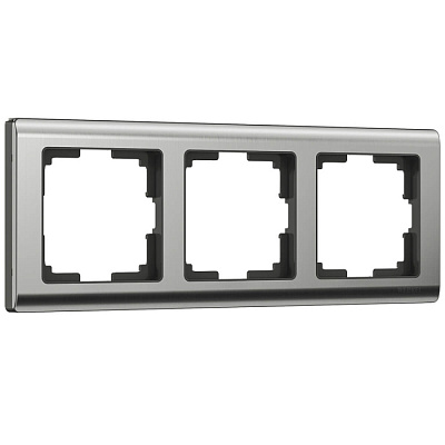Рамка 3 поста Werkel WL02-Frame-03 глянцевый никель W0031602 купить Werkel  Рамки