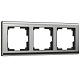 Рамка 3 поста Werkel WL02-Frame-03 глянцевый никель W0031602 купить Werkel  Рамки