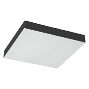 купить Накладной светильник Feron AL267 18W 140Lm 4000K IP44 156*156*26 51303 черный Накладные (Бублики)