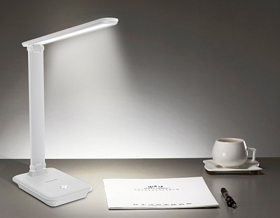 Лампа настольная светодиодная Ambrella DE502 WH белый 9W купить Светодиодные