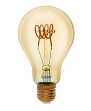 купить Лампа светодиодная General GLDEN-A75SS-6-230-E27-1800 золото филамент декор 661014 Ретро